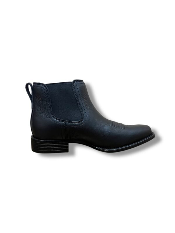 Botin Ariat Booker Ultra Western Square Toe Black - Imagen 4